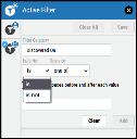 Active Filters - Is Is Not